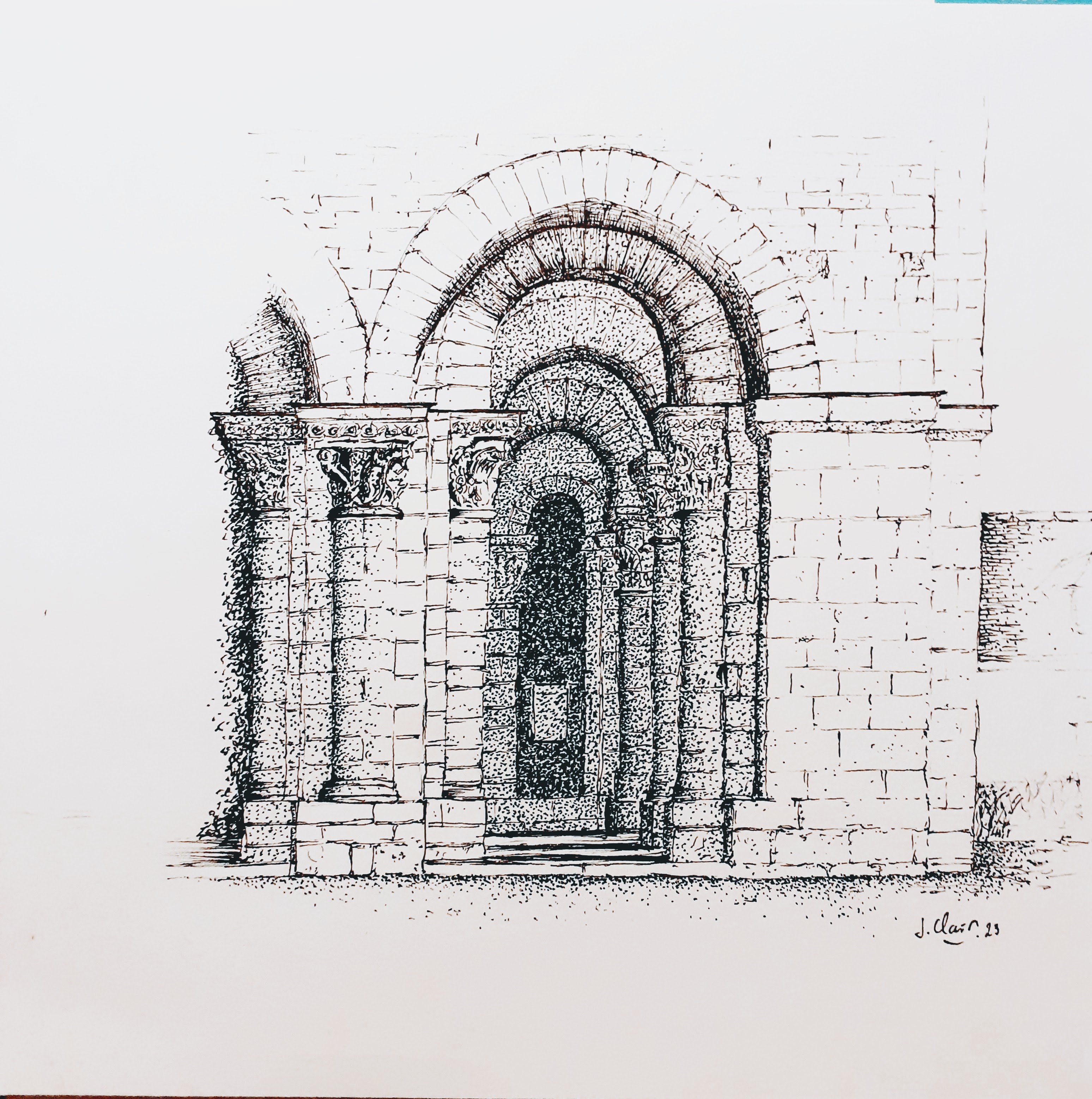 portail abbaye St benoit